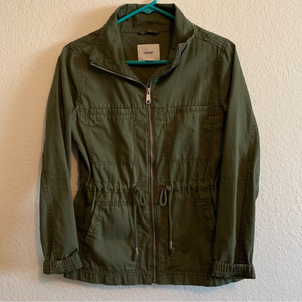 Old Navy Olive Green Utility Jacket